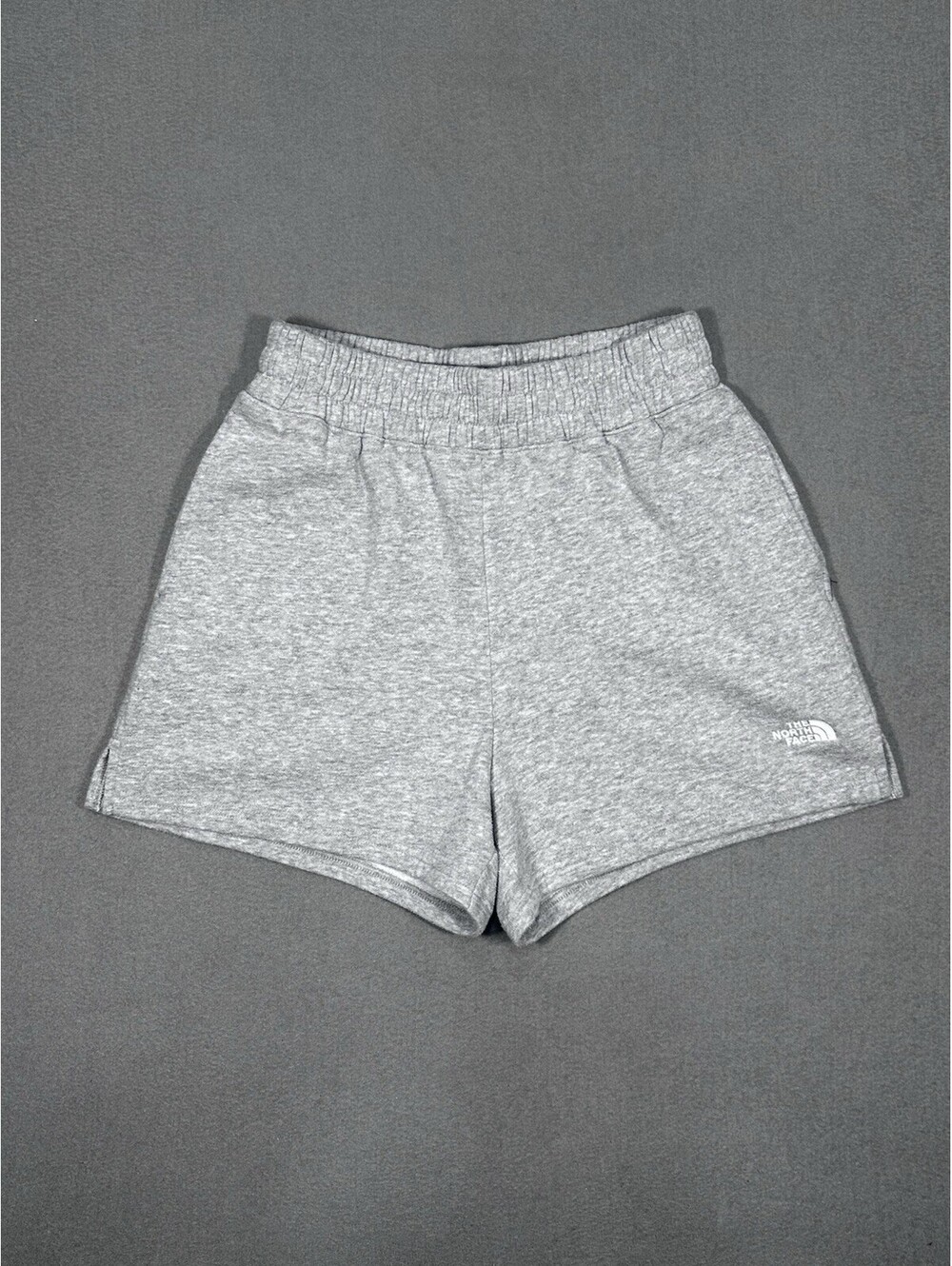 Womenâs The North Face Gray Sweat Shorts Small Drawstring Lounge